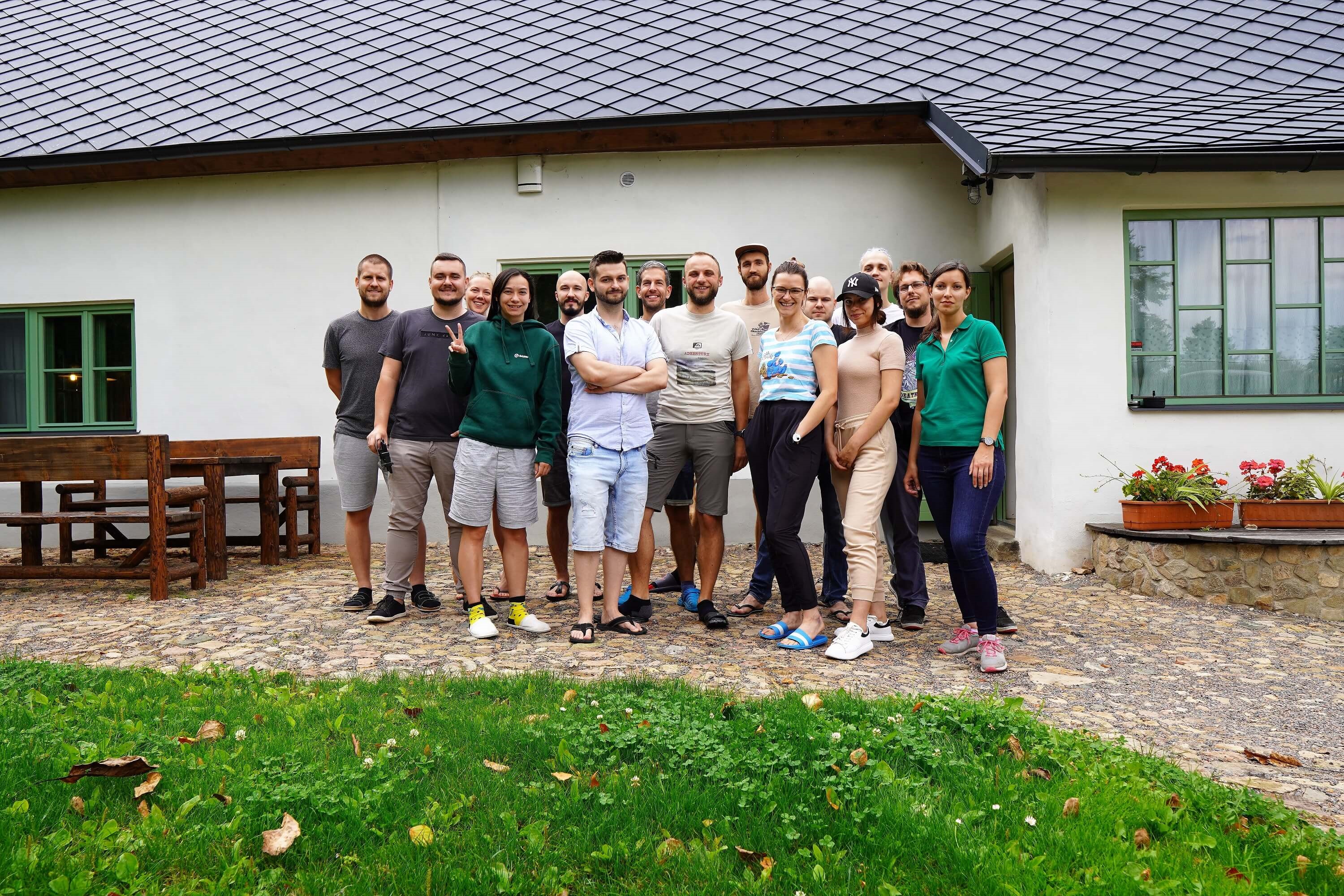 Všichni Cookielabbers na teambuildingu v létě 2021