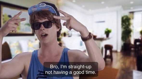 Meme: Bro, I'm straight-up not having a good time — dealing with outdated dependencies