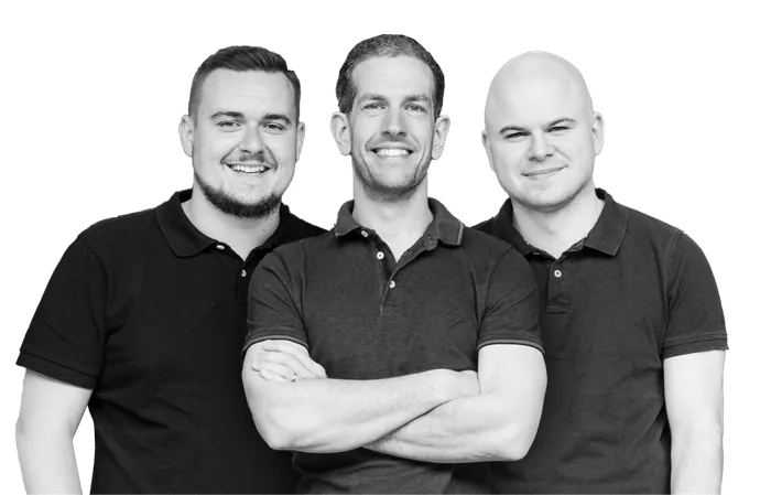 Cookielab founders — Radek Míka, Martin Homolka, Jakub Kohout