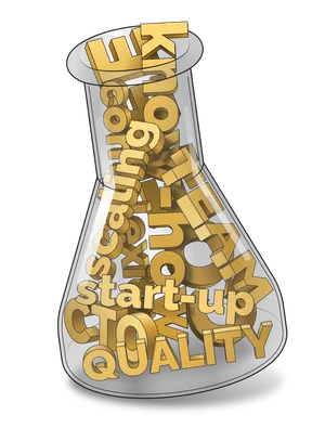 Cookielab flask illustration